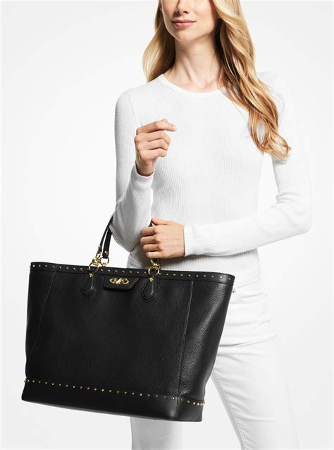 michael kors devon signature tote|Michael Kors large monogram tote.